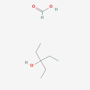 molecular formula C8H18O3 B14684571 3-Ethylpentan-3-ol;formic acid CAS No. 29415-99-4