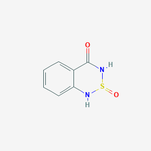 molecular formula C7H6N2O2S B14684652 2lambda~4~,1,3-Benzothiadiazine-2,4(1H,3H)-dione CAS No. 33759-65-8