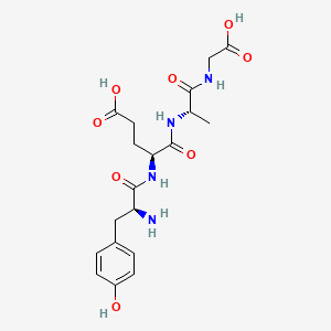 molecular formula C19H26N4O8 B14684761 H-Tyr-Glu-Ala-Gly-OH CAS No. 25585-14-2