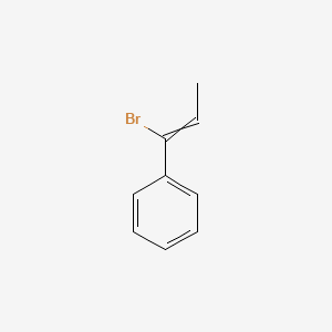 molecular formula C9H9Br B14684792 (1-Bromoprop-1-en-1-yl)benzene CAS No. 31026-78-5