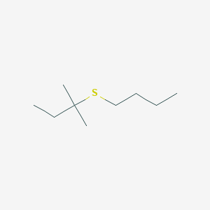 molecular formula C9H20S B14684820 2-Butylsulfanyl-2-methylbutane CAS No. 24487-59-0