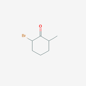 molecular formula C7H11BrO B14684904 2-Bromo-6-methylcyclohexan-1-one CAS No. 36504-12-8