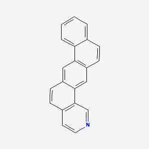 molecular formula C21H13N B14684922 Phenanthro(3,2-h)isoquinoline CAS No. 24903-48-8