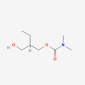 molecular formula C8H17NO3 B14684923 2-(hydroxymethyl)butyl N,N-dimethylcarbamate CAS No. 25462-09-3