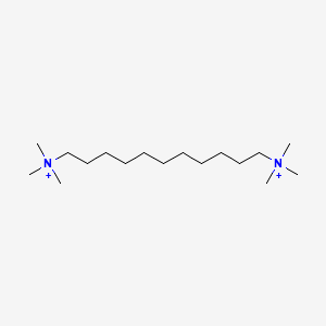 molecular formula C17H40N2+2 B14684924 n,n,n,n',n',n'-Hexamethylundecane-1,11-diaminium CAS No. 27959-33-7