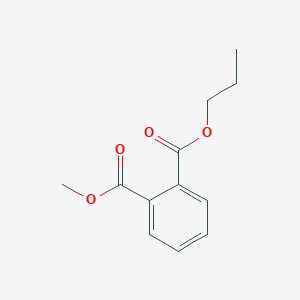 molecular formula C12H14O4 B14684943 Phthalic acid, methyl 2-propyl ester CAS No. 34006-78-5