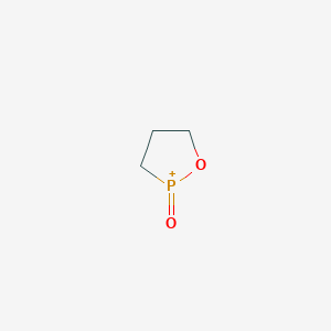 molecular formula C3H6O2P+ B14684963 2-Oxo-1,2-oxaphospholan-2-ium CAS No. 25707-94-2