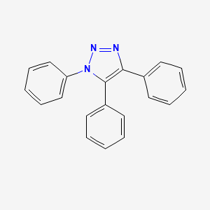 molecular formula C20H15N3 B14684969 1,4,5-Triphenyl-1H-1,2,3-triazole CAS No. 33471-63-5