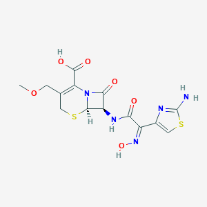 molecular formula C14H15N5O6S2 B146850 Cefdaloxime CAS No. 80195-36-4