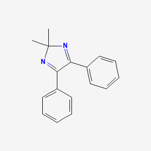 molecular formula C17H16N2 B14685136 2,2-Dimethyl-4,5-diphenyl-2h-imidazole CAS No. 31839-62-0
