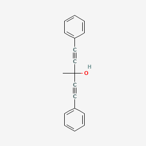 molecular formula C18H14O B14685160 3-Methyl-1,5-diphenylpenta-1,4-diyn-3-ol CAS No. 24243-06-9