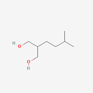 molecular formula C8H18O2 B14685369 1,3-Propanediol, 2-isopentyl- CAS No. 25462-27-5