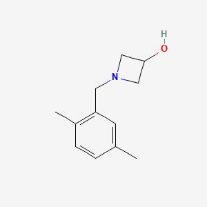 molecular formula C12H17NO B1468558 1-[(2,5-Dimethylphenyl)methyl]azetidin-3-ol CAS No. 1341583-66-1