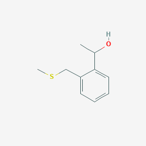 molecular formula C10H14OS B146856 1-[2-(Methylsulfanylmethyl)phenyl]ethanol CAS No. 132310-54-4