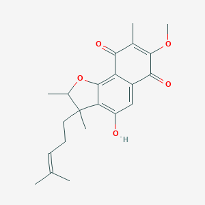 molecular formula C22H26O5 B146858 Furaquinocin C CAS No. 134984-98-8