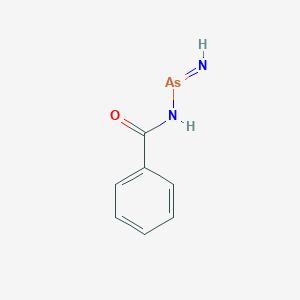 molecular formula C7H7AsN2O B14685894 N-iminoarsanylbenzamide 