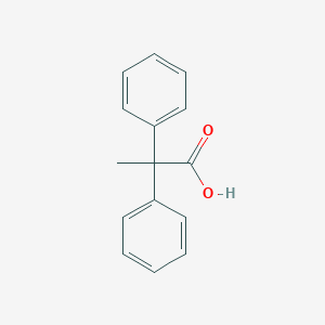 molecular formula C15H14O2 B146859 2,2-二苯基丙酸 CAS No. 5558-66-7