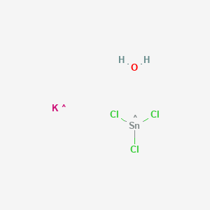 molecular formula Cl3H2KOSn B14686056 CID 78062891 