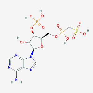 molecular formula C11H17N5O12P2S B146862 Adenosine 3'-phosphate 5'-methylenephosphosulfate CAS No. 136439-85-5