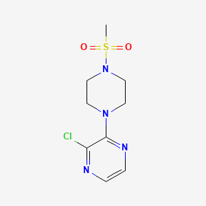 2-Chloro-3-(4-methanesulfonylpiperazin-1-yl)pyrazine
