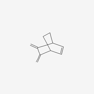 molecular formula C10H12 B14686253 Bicyclo(2.2.2)oct-2-ene, 5,6-bis(methylene)- CAS No. 36528-62-8