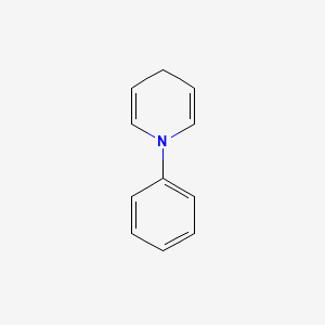 molecular formula C11H11N B14686310 1-Phenyl-1,4-dihydropyridine CAS No. 34865-02-6