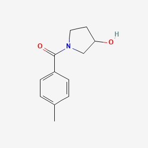 molecular formula C12H15NO2 B1468634 1-(4-Methylbenzoyl)pyrrolidin-3-ol CAS No. 1339331-02-0