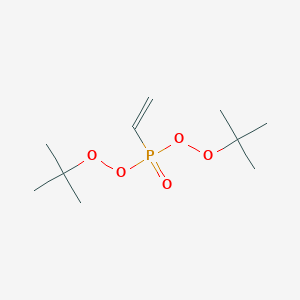 molecular formula C10H21O5P B14686411 Bis(tert-butylperoxy)(ethenyl)oxo-lambda~5~-phosphane CAS No. 34109-38-1