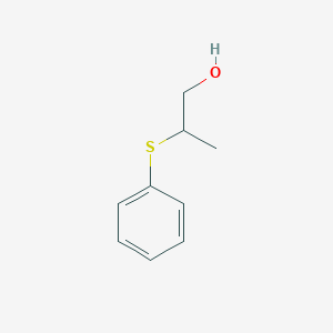 molecular formula C9H12OS B14686426 2-(Phenylsulfanyl)propan-1-ol CAS No. 32300-49-5