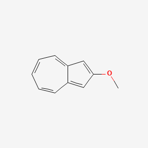 molecular formula C11H10O B14686562 2-Methoxyazulene CAS No. 36044-37-8