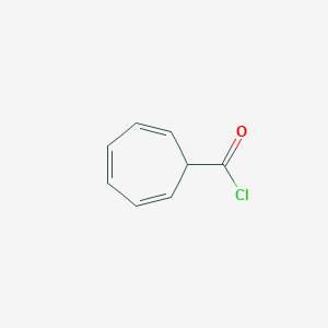 molecular formula C8H7ClO B14686648 Cyclohepta-2,4,6-triene-1-carbonyl Chloride CAS No. 32399-48-7