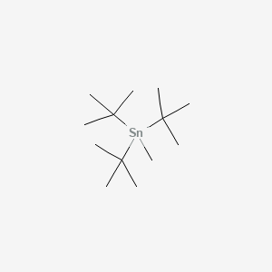 molecular formula C13H30Sn B14686669 Tri-tert-butyl(methyl)stannane CAS No. 35569-12-1