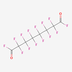 molecular formula C8F14O2 B14686724 Dodecafluorooctanedioyl difluoride CAS No. 24647-09-4