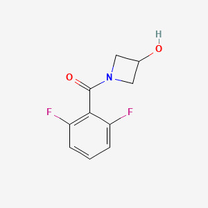 molecular formula C10H9F2NO2 B1468723 1-(2,6-Difluorobenzoyl)azetidin-3-ol CAS No. 1339573-94-2