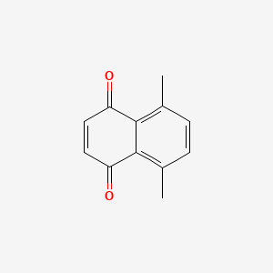 molecular formula C12H10O2 B14687309 1,4-Naphthalenedione, 5,8-dimethyl- CAS No. 31368-11-3