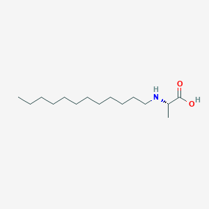 molecular formula C15H31NO2 B14687332 N-Dodecyl-L-alanine CAS No. 32214-00-9