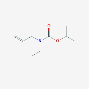 molecular formula C10H17NO2 B14687523 Propan-2-yl diprop-2-en-1-ylcarbamate CAS No. 25070-72-8