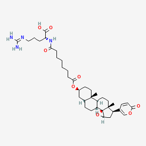 molecular formula C38H56N4O8 B14687540 Resibufotoxin CAS No. 35455-32-4