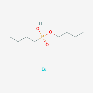 molecular formula C8H19EuO3P B14687625 Butyl hydrogen butylphosphonate--europium (1/1) CAS No. 25589-03-1