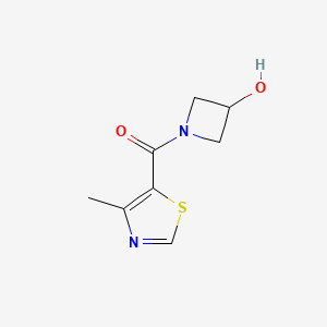 1-(4-Methyl-1,3-thiazole-5-carbonyl)azetidin-3-ol