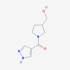 [1-(1H-pyrazole-4-carbonyl)pyrrolidin-3-yl]methanol