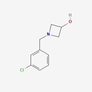 1-[(3-Chlorophenyl)methyl]azetidin-3-ol