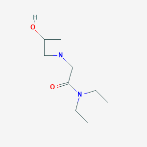 N,N-diethyl-2-(3-hydroxyazetidin-1-yl)acetamide