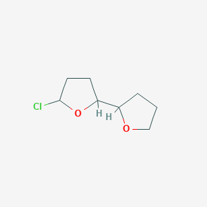 molecular formula C8H13ClO2 B14687763 5-Chloro-2,2'-bioxolane CAS No. 33830-18-1