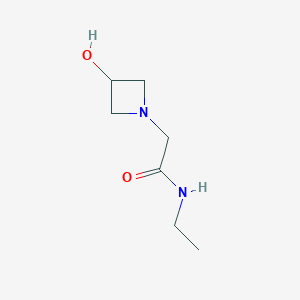 N-ethyl-2-(3-hydroxyazetidin-1-yl)acetamide