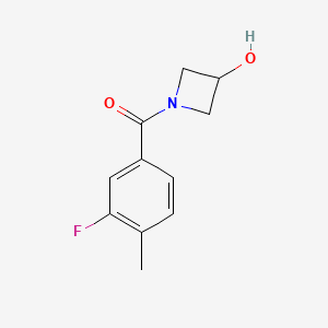 (3-Fluoro-4-methylphenyl)(3-hydroxyazetidin-1-yl)methanone