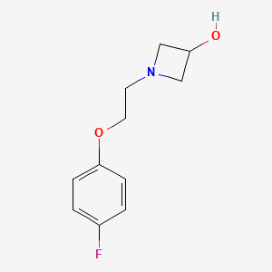 1-[2-(4-Fluorophenoxy)ethyl]azetidin-3-ol