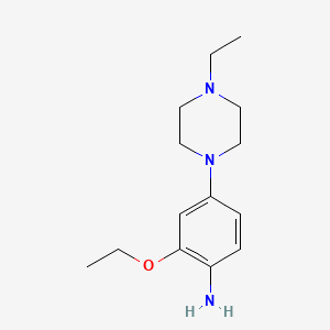 2-Ethoxy-4-(4-ethylpiperazin-1-yl)aniline