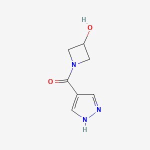 1-(1H-pyrazole-4-carbonyl)azetidin-3-ol