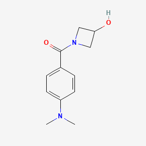 1-[4-(Dimethylamino)benzoyl]azetidin-3-ol